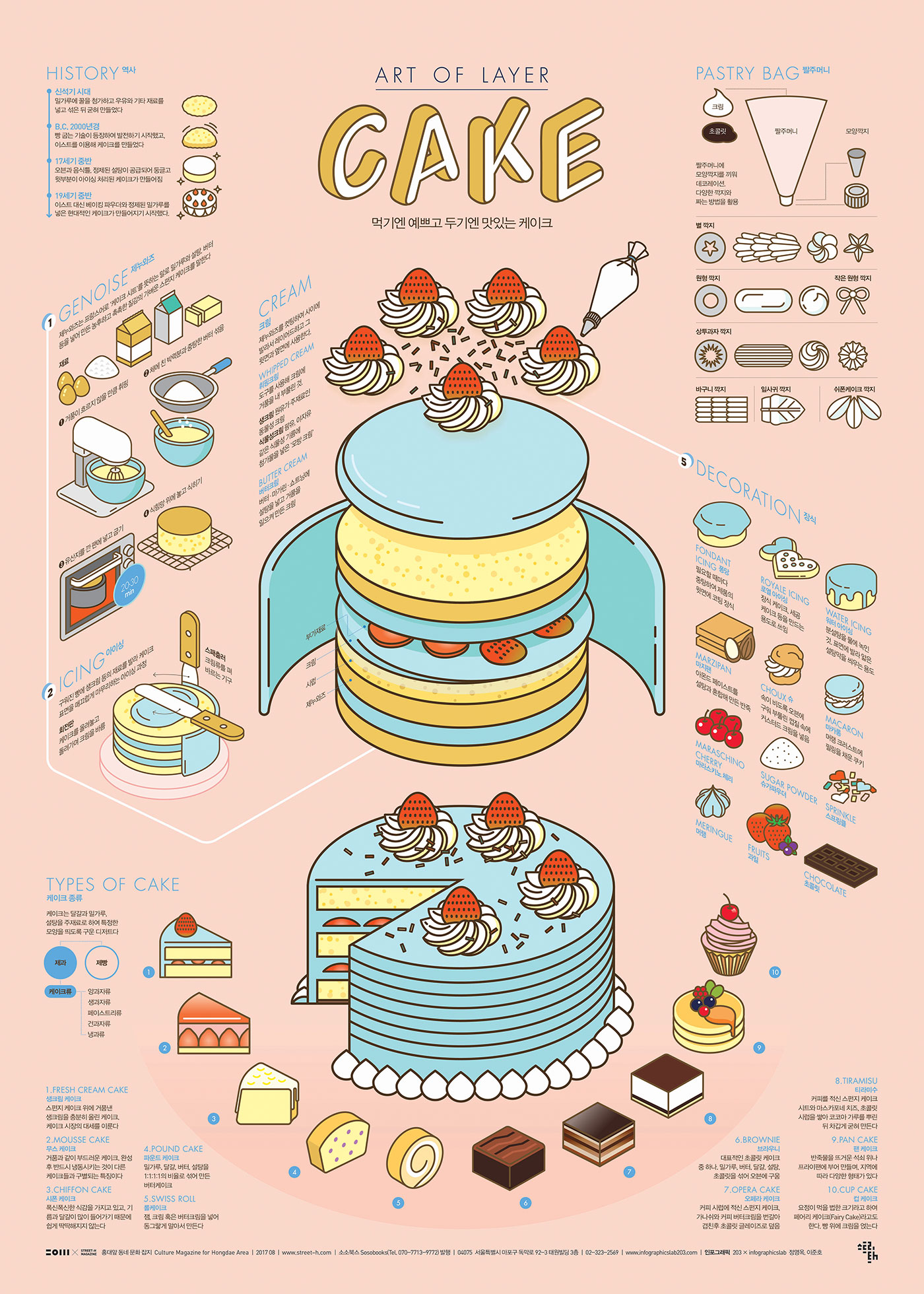 Cake Infographic Poster