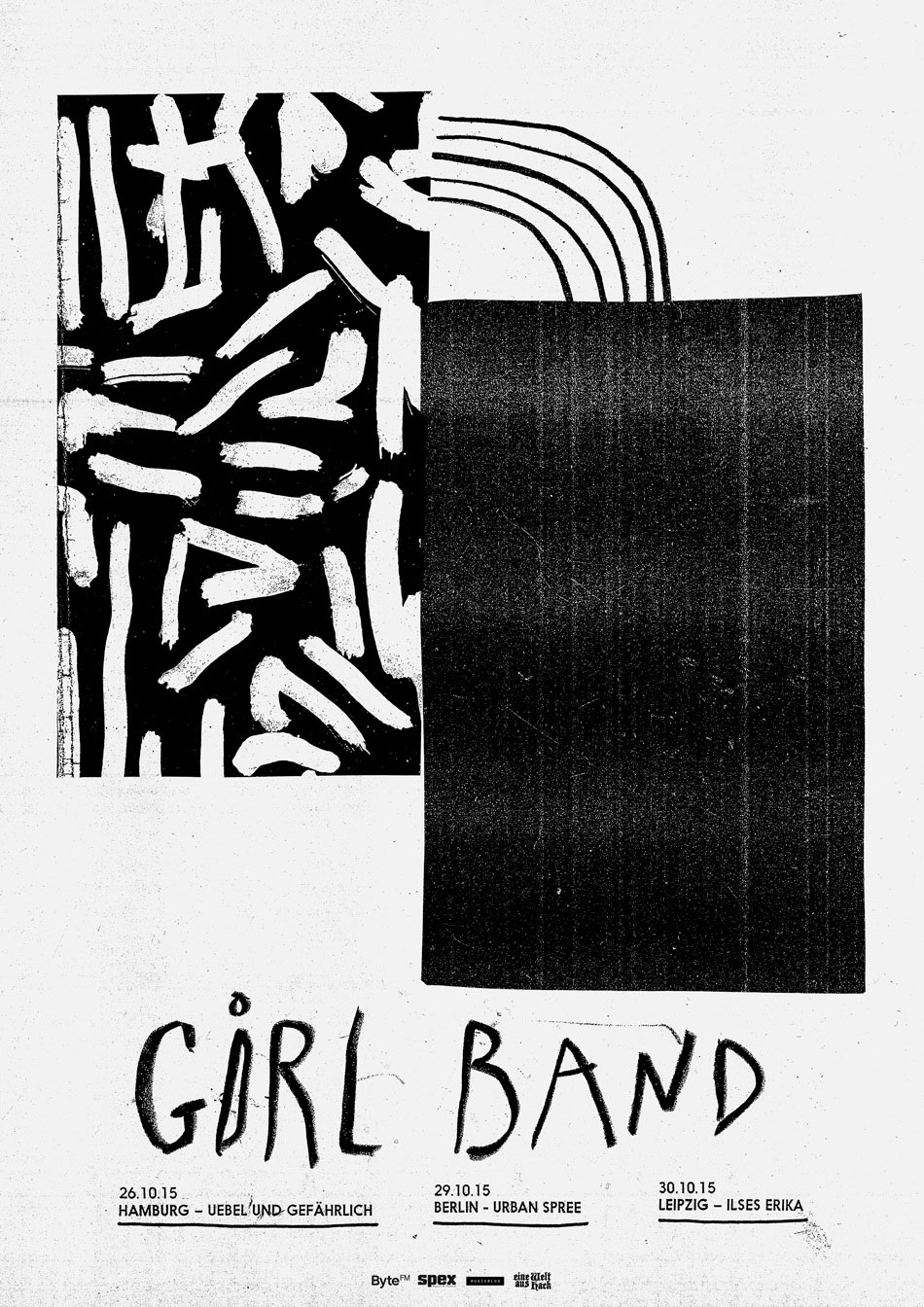 Girl Band Tour poster