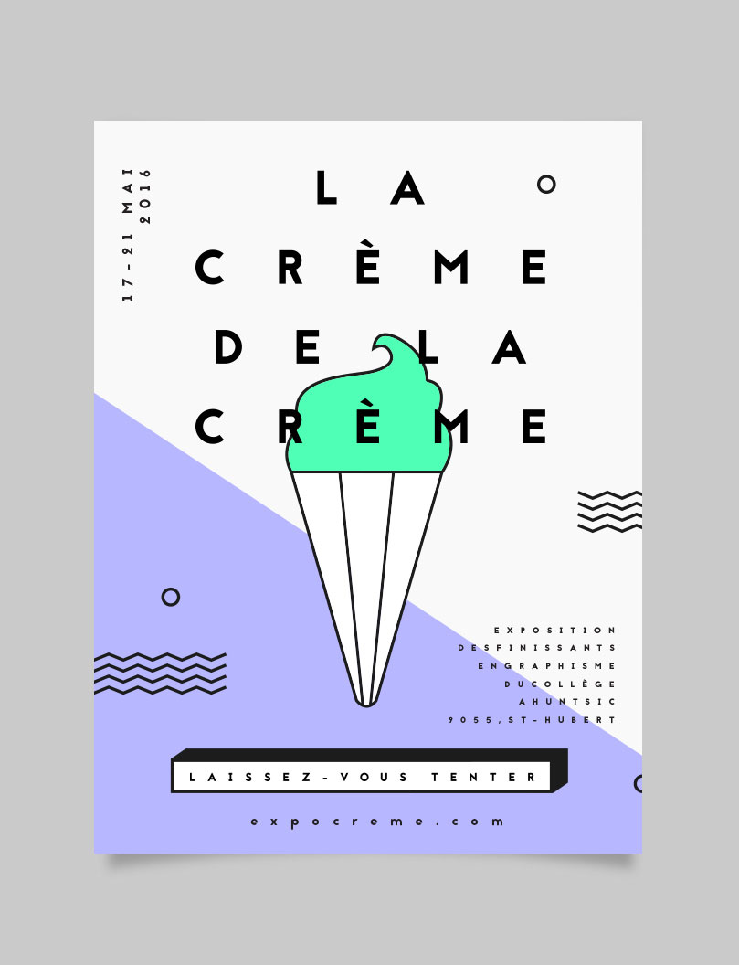 法兰西学院2016平面设计毕业展海报设计