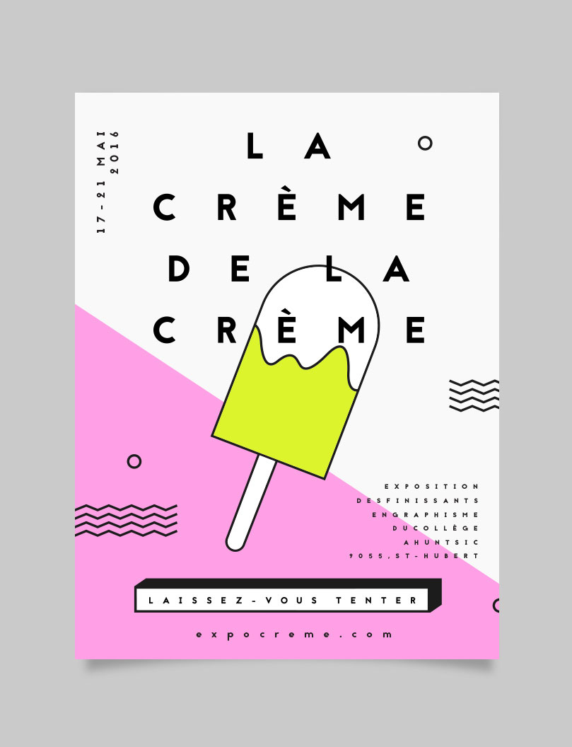 法兰西学院2016平面设计毕业展海报设计